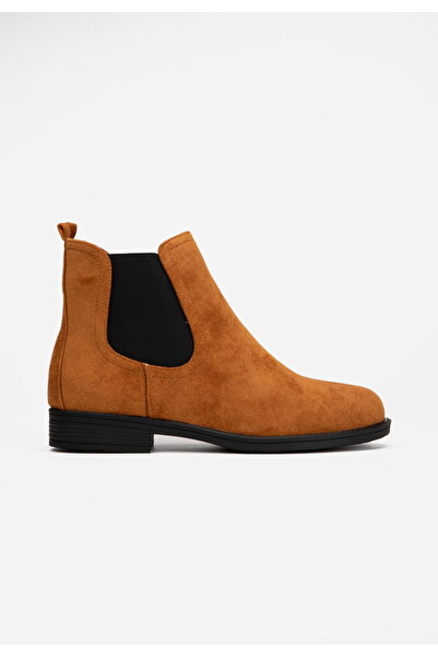 B T Shoes Camelové dámské chelsea boty Zelmira