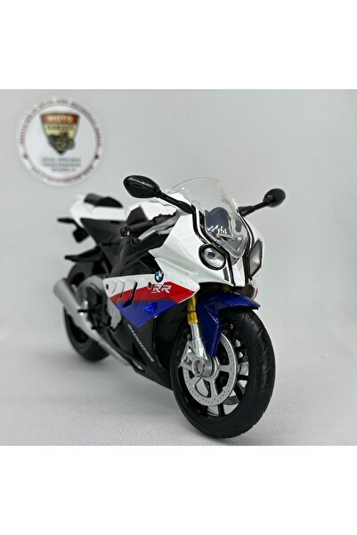 Maisto Diecast نموذج دراجة نارية BMW S1000 RR 1:12 مصنوع من المعدن - لعبة مجس...