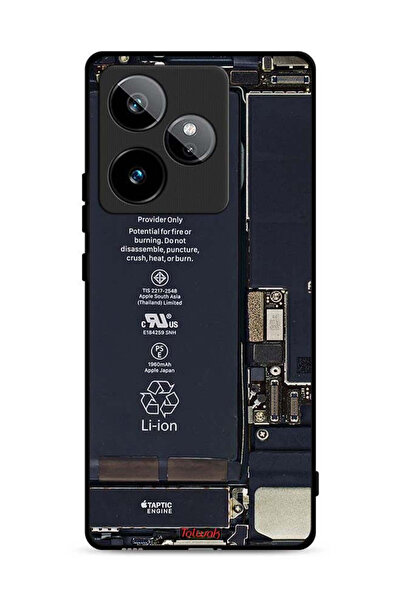 Tolwak غطاء حماية لهاتف Realme GT 7 5G بنمط دائرة الهاتف