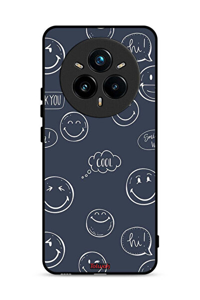 Tolwak غطاء حماية لهاتف Realme 14 Pro Plus 5G برسومات Cool Faces