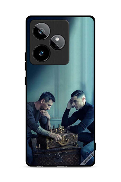 Covernex غطاء حماية لهاتف Realme GT 7T 5G ميسي ضد رونالدو يلعبان الشطرنج