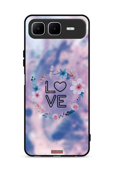 Tolwak غطاء حماية لهاتف إنفينيكس سمارت 10 بلس برسومات زهور الحب