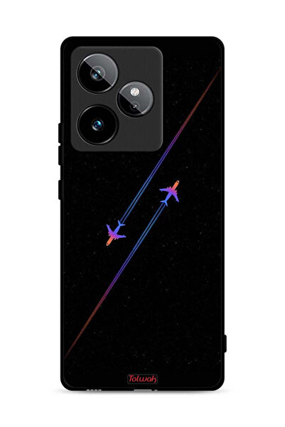 Tolwak غطاء حماية لهاتف Realme GT 7T 5G برسومات طائرات