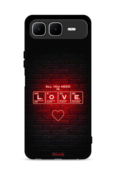 Tolwak غطاء حماية لهاتف Infinix Smart 10 Plus كل ما تحتاجه هو الحب