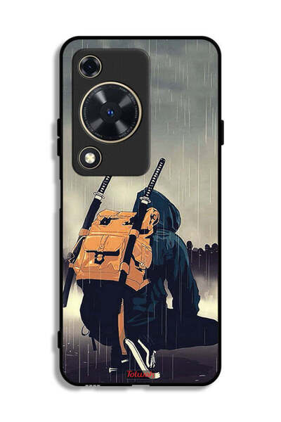 Tolwak غطاء حماية لهاتف هواوي نوفا Y63 بطبعة سيف ساموراي رقمية