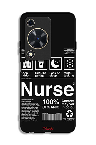 Tolwak غطاء حماية لهاتف هواوي نوفا Y63 - ملصق ممرضة