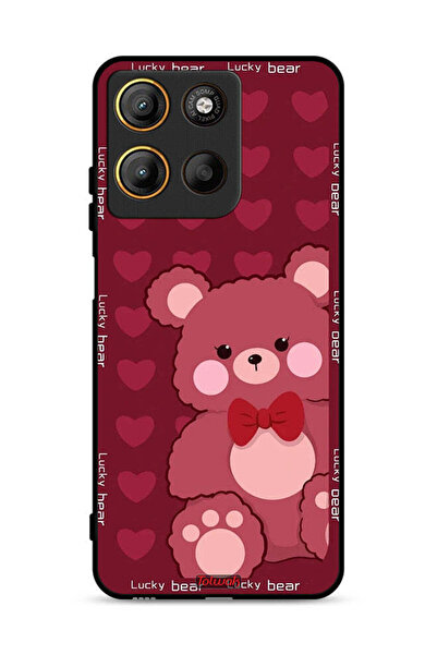 Tolwak غطاء حماية موتورولا موتو جي 15 بتصميم الدب المحظوظ