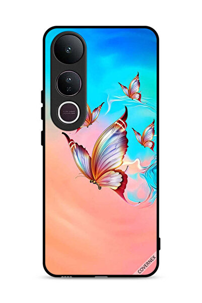 Covernex Vivo V50 Lite Protective Case Cover Butterflies Flying Over Paint Color