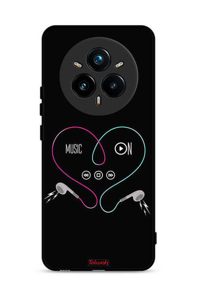 Tolwak غطاء حماية لهاتف Realme 14 Pro 5G مع موسيقى