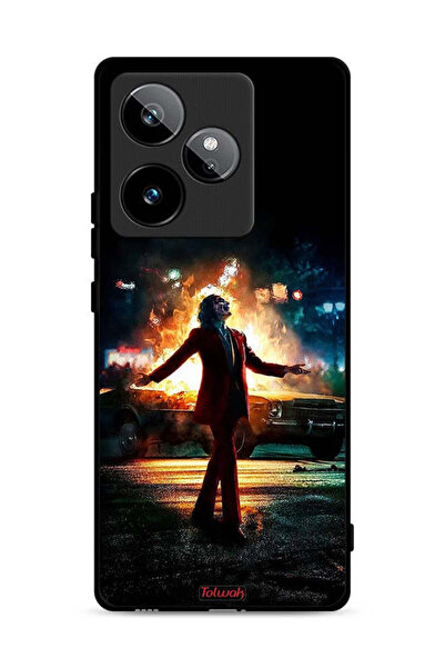 Tolwak غطاء حماية لهاتف Realme GT 7T 5G بنمط Joker Happy Mode