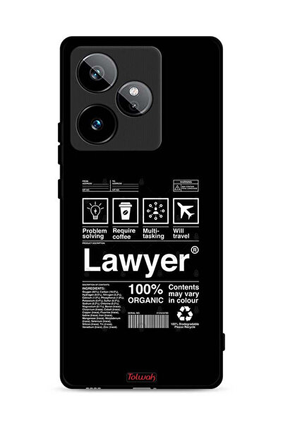 Tolwak غطاء حماية لهاتف Realme GT 7 5G بملصق محامٍ