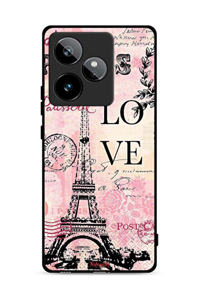 Tolwak غطاء حماية لهاتف Realme GT 7T 5G بطبعة باريس لوف