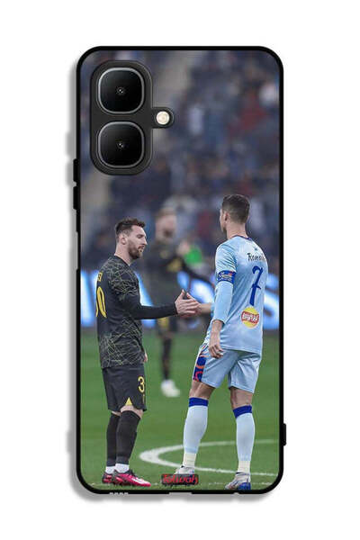 Tolwak غطاء حماية لهاتف إنفينيكس سمارت 10 ميسي ورونالدو