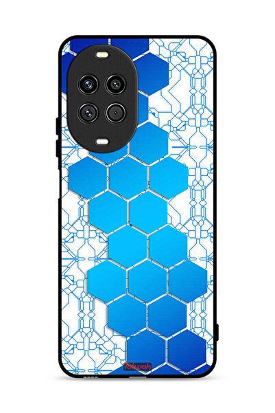 Tolwak غطاء حماية لهاتف هواوي نوفا 14 برو 5G، أيقونة سداسية الشكل، شبكات قرص ...