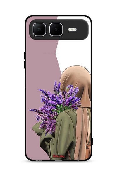 Tolwak غطاء حماية لهاتف إنفينيكس سمارت 10 بلس بتصميم زهرة