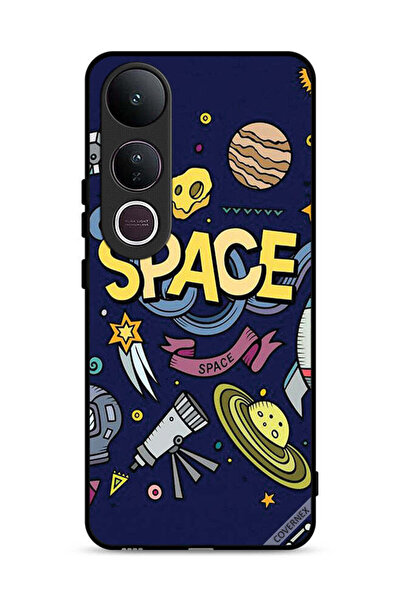 Covernex غطاء حماية لهاتف Vivo V50 Lite بفن فضائي