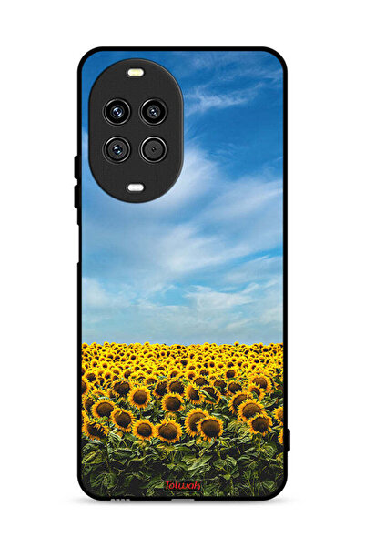 Tolwak غطاء حماية لهاتف هواوي نوفا 14 ألترا 5G، زهور عباد الشمس تحت السماء