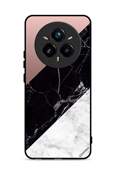 Covernex غطاء حماية لهاتف Realme 14 Pro Plus 5G بنمط مزيج من الرخام والبساطة