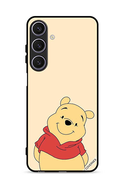 Covernex غطاء حماية لهاتف Samsung Galaxy A17 بتصميم الدب في وضع السعادة