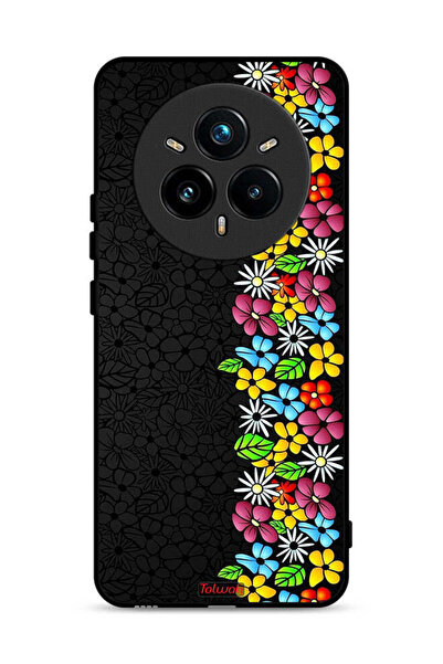 Tolwak غطاء حماية لهاتف Realme 14 Pro Plus 5G من Flowers Line