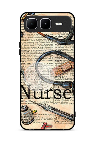 Tolwak غطاء حماية لجهاز Infinix Smart 10 Plus بتصميم أدوات التمريض العتيقة