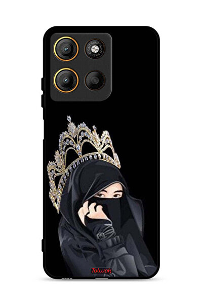 Tolwak غطاء حماية موتورولا موتو جي 15 بتصميم فتاة الملكة