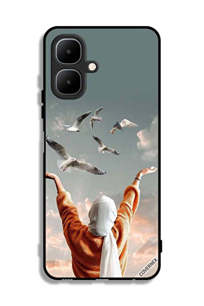 Covernex غطاء حماية لهاتف إنفينيكس سمارت 10 - طيور طائرة