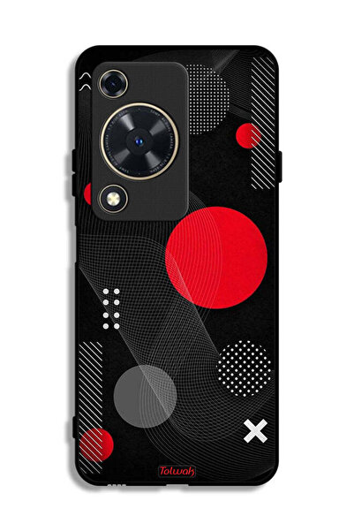 Tolwak غطاء حماية لهاتف هواوي نوفا Y63 بنمط دائري ومتقاطع