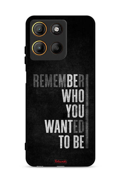 Tolwak غطاء حماية لهاتف موتورولا موتو جي 15 تذكر من أردت أن تكون