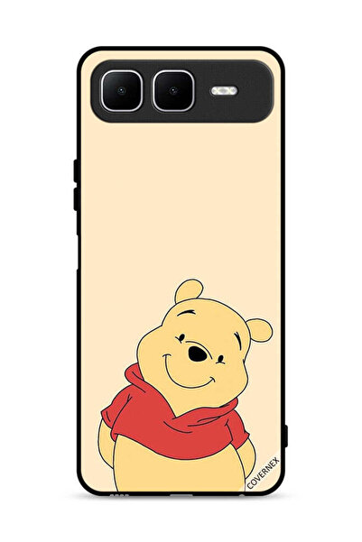 Covernex غطاء حماية من انفينيكس سمارت 10 بلس بتصميم الدب في وضع السعادة