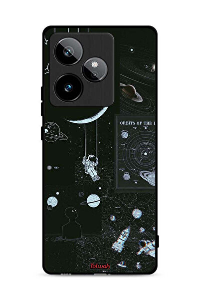 Tolwak غطاء حماية لهاتف Realme GT 7 5G بطبعة Orbits Of The Planets