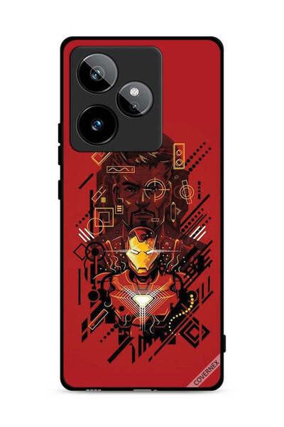 Covernex غطاء حماية لهاتف Realme GT 7T 5G برسومات الرجل الحديدي