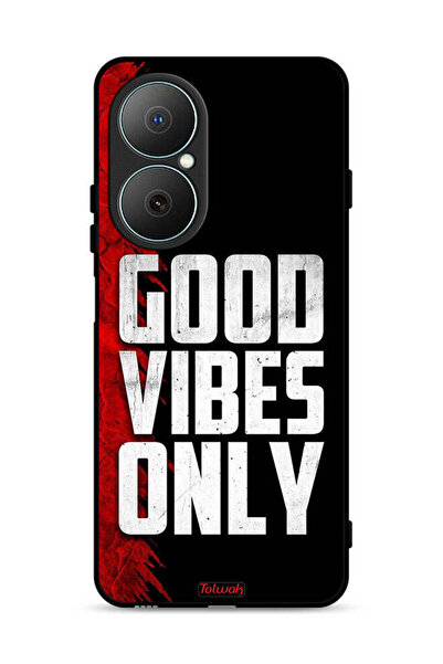 Tolwak غطاء حماية لهاتف هواوي نوفا Y73 - Good Vibes Only