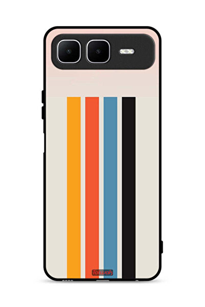 Tolwak غطاء حماية لهاتف إنفينيكس سمارت 10 بلس بنمط خطوط مستقيمة