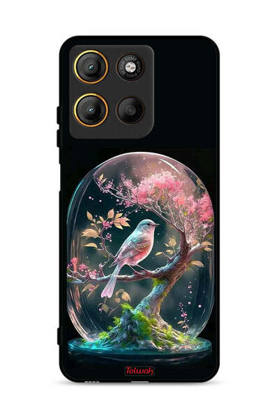 Tolwak غطاء حماية موتورولا موتو جي 15 بتصميم طائر في جرة