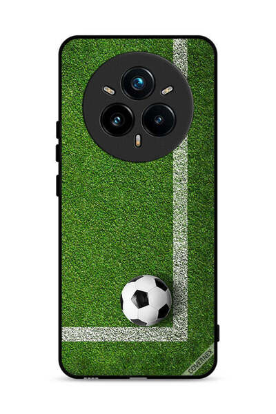 Covernex غطاء حماية لهاتف Realme 14 Pro Plus 5G بتصميم كرة قدم في الزاوية