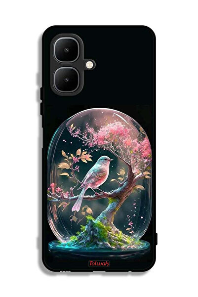 Tolwak غطاء حماية لهاتف إنفينيكس سمارت 10 بتصميم طائر في جرة