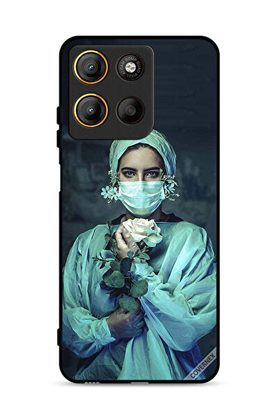Covernex غطاء حماية موتورولا موتو جي 15 بتصميم ممرضة