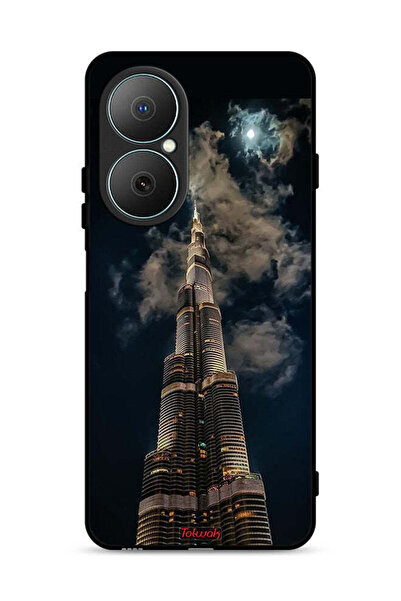 Tolwak Huawei Nova Y73 Protective Case Cover Burj Khalifa In Night