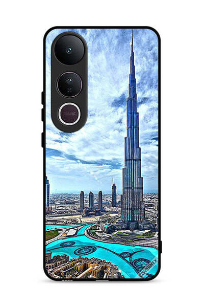 Covernex Vivo V50 Lite Protective Case Cover Burj Khalifa Tower Touching Clouds