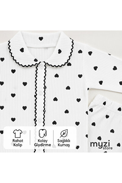 MYZİ STORE Newborn Baby Kids Pajamas Set