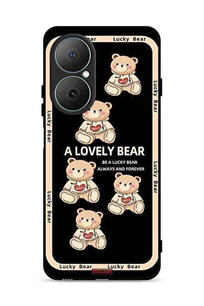 Tolwak غطاء حماية لهاتف هواوي نوفا Y73 - دب جميل