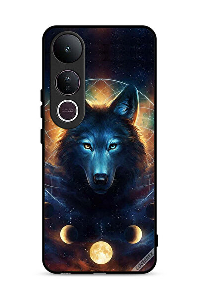 Covernex غطاء حماية فيفو V50 لايت بتصميم ذئب في الفضاء