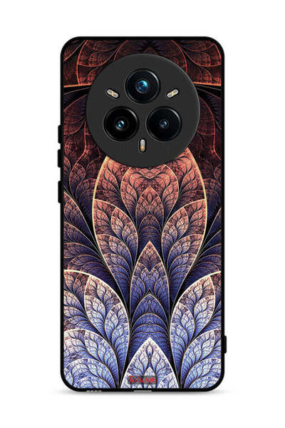 Tolwak غطاء حماية لجهاز Realme 14 Pro 5G بتصميم تجريدي زهري فركتالي