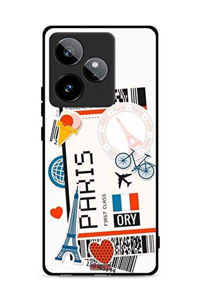 Tolwak غطاء حماية لهاتف Realme GT 7 5G، ملصق باريسي