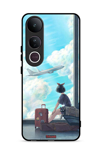 Tolwak غطاء حماية فيفو V50 لايت بتصميم فن السفر