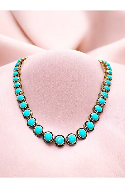 FUYA JEWELLERY Büyük Yuvarlak Su Yolu Kolye