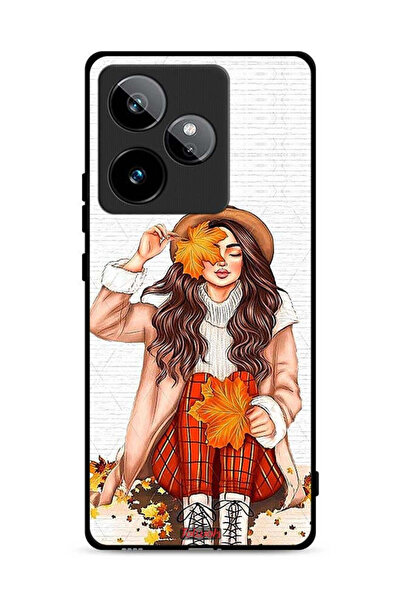 Tolwak غطاء حماية لهاتف Realme GT 7T 5G يحمل صورة أوراق الخريف