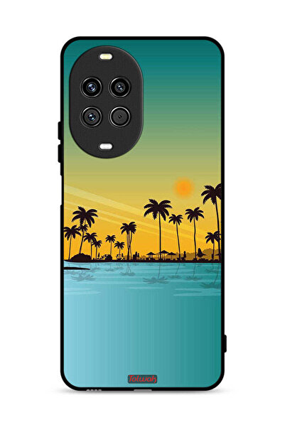 Tolwak غطاء حماية لهاتف هواوي نوفا 14 برو 5G، منظر طبيعي، فن تجريدي