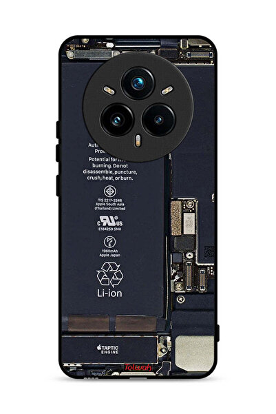 Tolwak غطاء حماية لهاتف Realme 14 Pro Plus 5G بنمط دائرة الهاتف